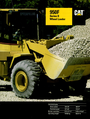 Încărcătoare pe roți Caterpillar 950 F II-StVZO