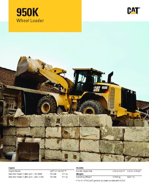 Încărcătoare pe roți Caterpillar 950K