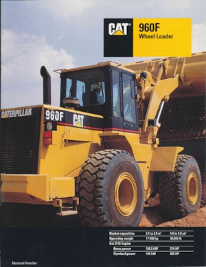 Încărcătoare pe roți Caterpillar 950F