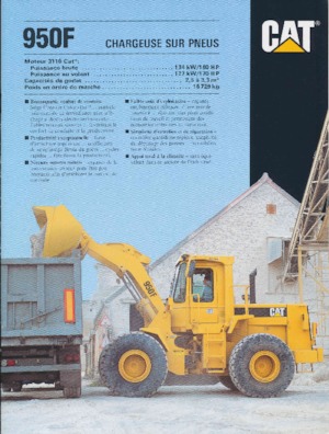 Încărcătoare pe roți Caterpillar 950F