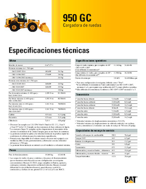 Încărcătoare pe roți Caterpillar 950GC