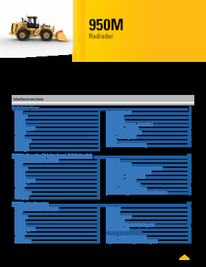 Încărcătoare pe roți Caterpillar 950M