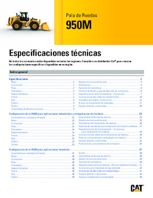 Încărcătoare pe roți Caterpillar 950M