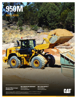 Încărcătoare pe roți Caterpillar 950M