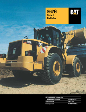 Încărcătoare pe roți Caterpillar 962 G II
