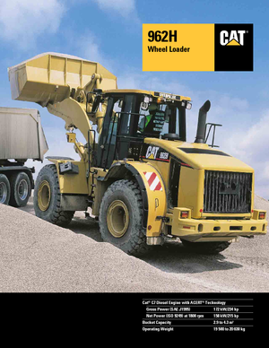 Încărcătoare pe roți Caterpillar 962H