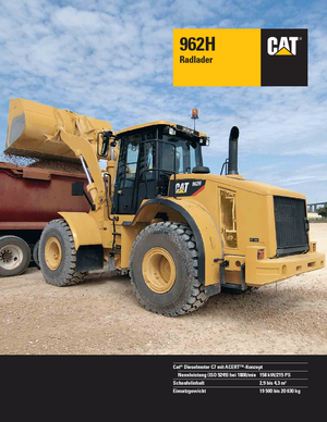 Încărcătoare pe roți Caterpillar 962H
