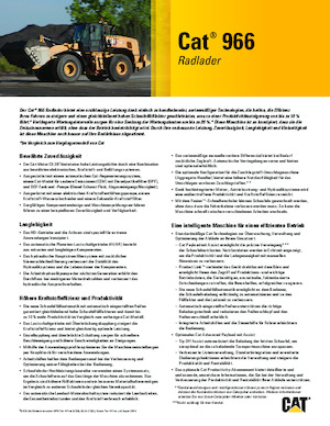 Încărcătoare pe roți Caterpillar 966