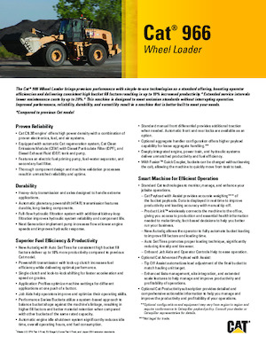 Încărcătoare pe roți Caterpillar 966