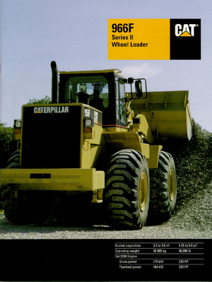 Încărcătoare pe roți Caterpillar 966 F II-StVZO