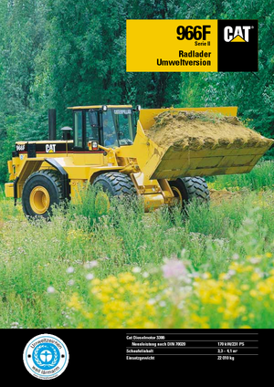Încărcătoare pe roți Caterpillar 966 F II-StVZO