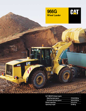 Încărcătoare pe roți Caterpillar 966 G