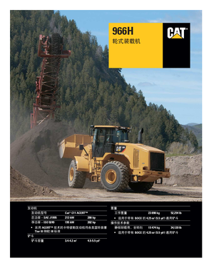 Încărcătoare pe roți Caterpillar 966H