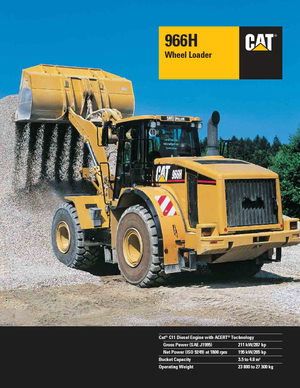 Încărcătoare pe roți Caterpillar 966H