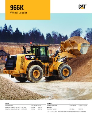 Încărcătoare pe roți Caterpillar 966K