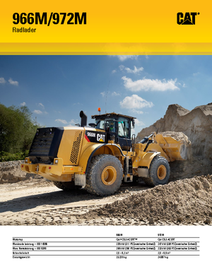 Încărcătoare pe roți Caterpillar 972M