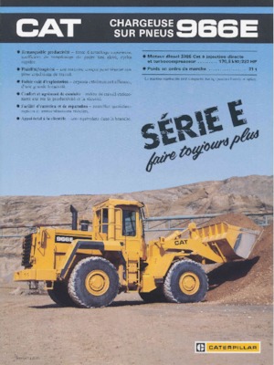 Încărcătoare pe roți Caterpillar 966E