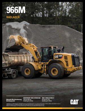 Încărcătoare pe roți Caterpillar 966M