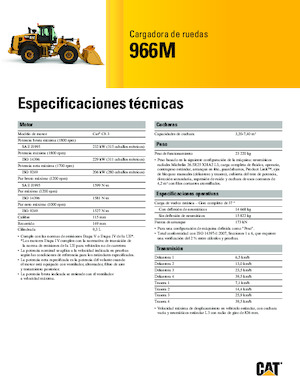 Încărcătoare pe roți Caterpillar 966M