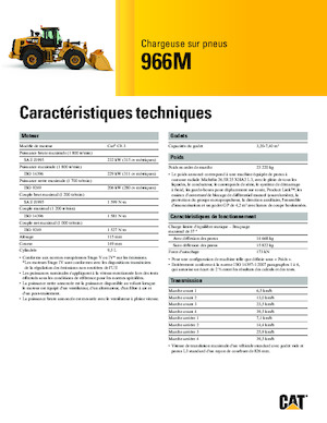Încărcătoare pe roți Caterpillar 966M