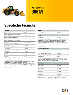 Încărcătoare pe roți Caterpillar 966M