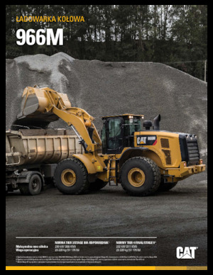 Încărcătoare pe roți Caterpillar 966M