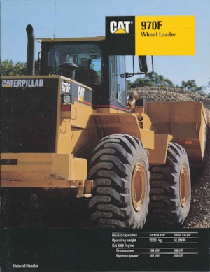 Încărcătoare pe roți Caterpillar 970F