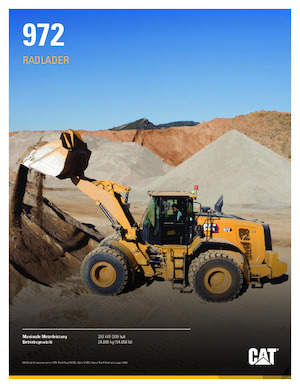 Încărcătoare pe roți Caterpillar 972