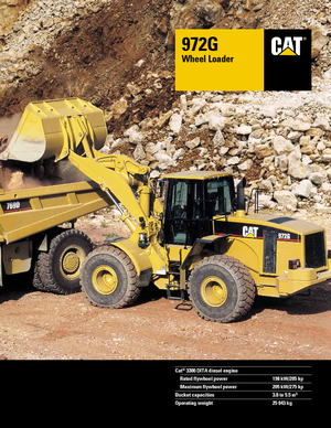 Încărcătoare pe roți Caterpillar 972 G