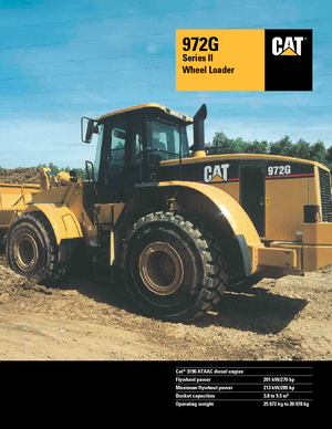 Încărcătoare pe roți Caterpillar 972 G II