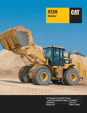 Încărcătoare pe roți Caterpillar 972H