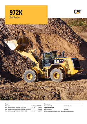 Încărcătoare pe roți Caterpillar 972K