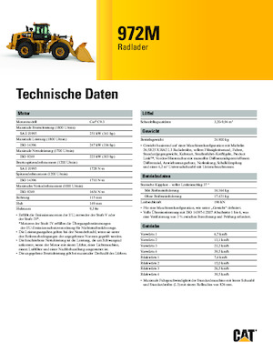 Încărcătoare pe roți Caterpillar 972M