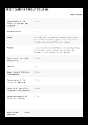 Încărcătoare pe roți Caterpillar 980