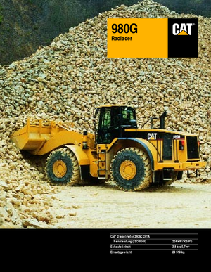 Încărcătoare pe roți Caterpillar 980 G