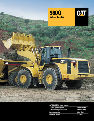 Încărcătoare pe roți Caterpillar 980 G