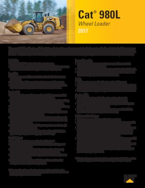 Încărcătoare pe roți Caterpillar 980L