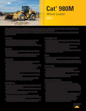 Încărcătoare pe roți Caterpillar 980M