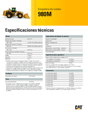 Încărcătoare pe roți Caterpillar 980M