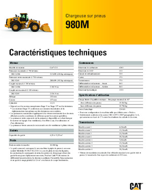 Încărcătoare pe roți Caterpillar 980M