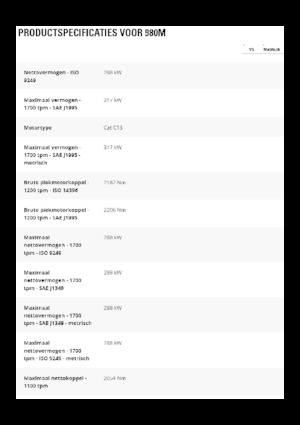 Încărcătoare pe roți Caterpillar 980M