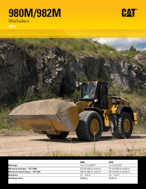 Încărcătoare pe roți Caterpillar 980M