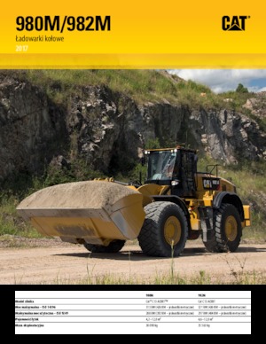 Încărcătoare pe roți Caterpillar 980M