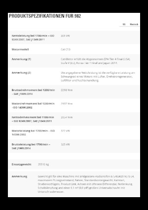 Încărcătoare pe roți Caterpillar 982