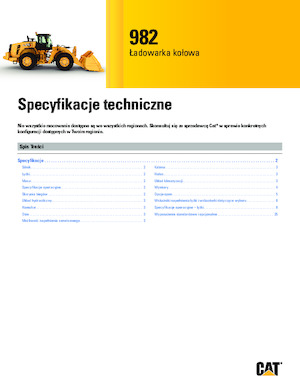 Încărcătoare pe roți Caterpillar 982