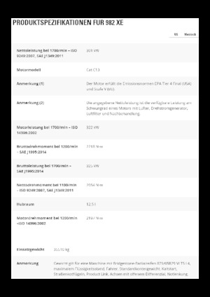 Încărcătoare pe roți Caterpillar 982 XE