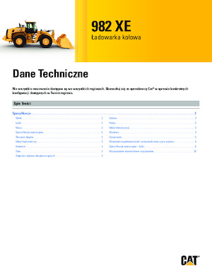 Încărcătoare pe roți Caterpillar 982 XE