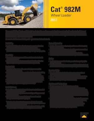 Încărcătoare pe roți Caterpillar 982M