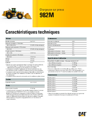 Încărcătoare pe roți Caterpillar 982M
