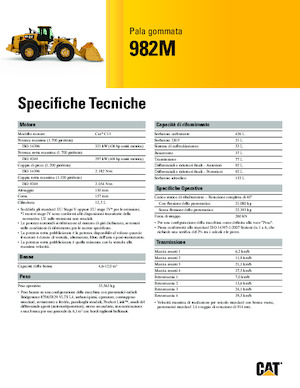 Încărcătoare pe roți Caterpillar 982M